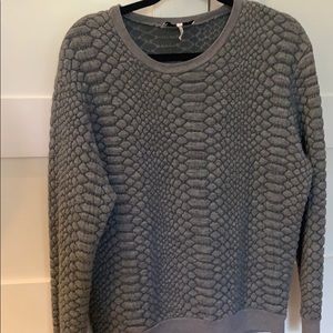 Sandro textured sweatshirt